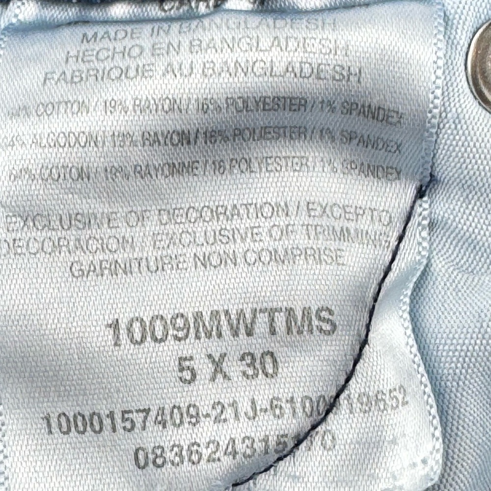 Wrangler Blue Straight Leg Jeans - Picture 6 of 6